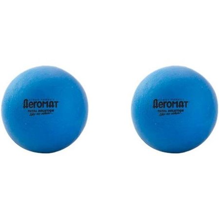 AEROMAT AeroMat 35310 3 in. Mini Hard Massage Ball - Blue; Soft 35310